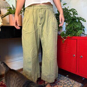 Free people linen relaxed pants